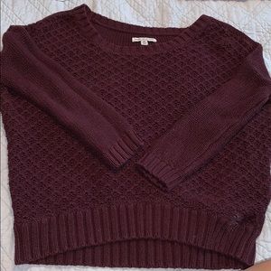 super cute burgundy sweater